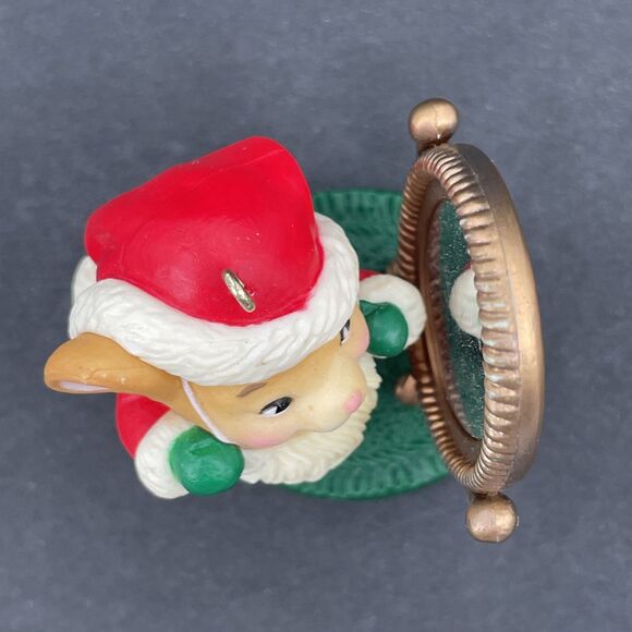 Avon Melvin P Merrymouse Santa Keepsake Christmas Ornament 1982 Vintage Plastic - Picture 9 of 16